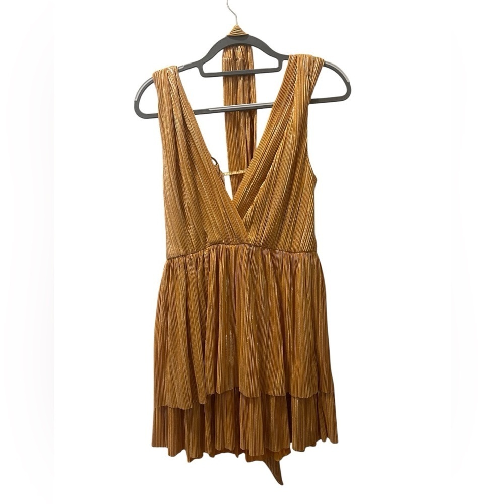 NWOT Sabina Musayev Orange Alma Dress - Picture 2 of 4